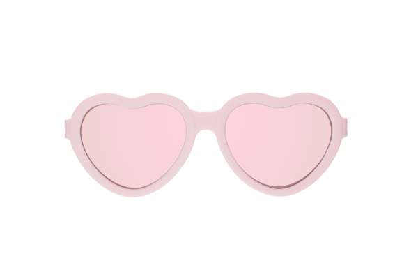 BABIATORS Originals Hearts Ballerina Pink, slnečné zrkadlové okuliare, ružové, 0-2 rokov