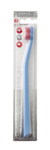SWISSDENT GENTLE X-soft, svetlo-modrý s ružovými vláknami