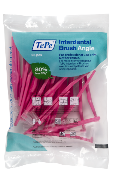TePe Angle medzizubné kefky 0,4 mm, ružové, 25 ks