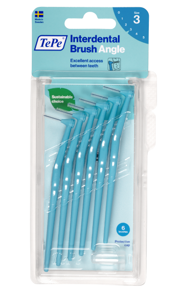 TePe Angle medzizubné kefky 0,6 mm, modré, 6 ks