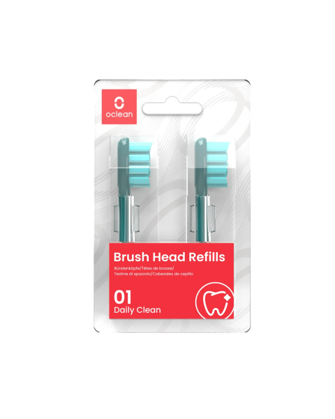 Oclean náhradné hlavice Standard Clean Soft, PW09-X Pro - 2 ks, zelené