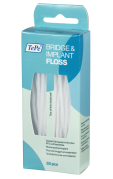 TePe Bridge & Implant Floss zubná niť, 30 ks vlákien