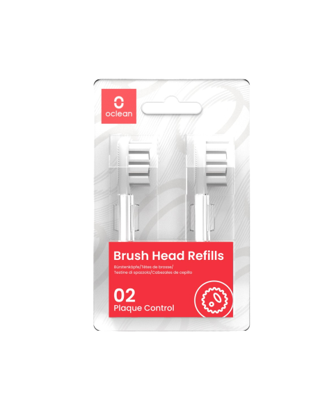 Oclean náhradná hlavica Plaque Control Medium, P1C10-X Pro Elite - 2 ks, šedé