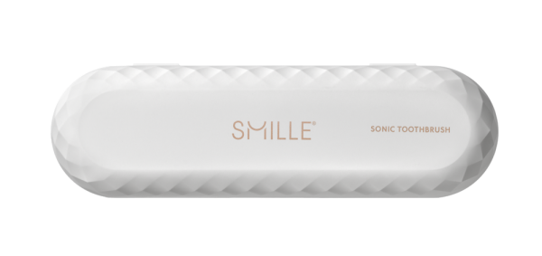 SMILLE Sonic Brush - Prémiová sonická kefka s kónickými vláknami SANGI, biela