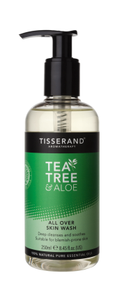 Čistiací gél na celé telo – Tisserand Tea Tree & Aloe Vera