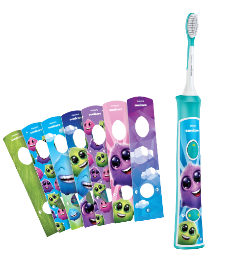 Philips Sonicare for Kids HX6322/04 Sonická elektrická zubná kefka pre deti s pripojením Bluetooth