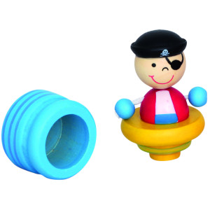 Drevená schránka na prvé zúbky PIRÁT