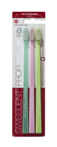 SWISSDENT WHITENING Soft zubná kefka (2+1 zadarmo) - VERBIER