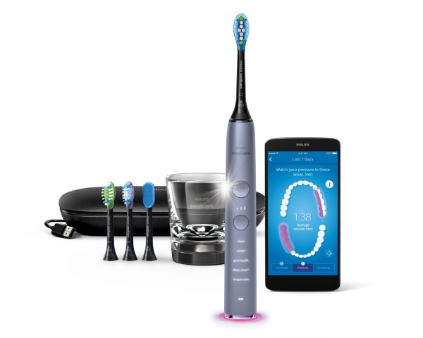 Philips Sonicare DiamondClean SMART Silver HX9924/47, sonická kefka