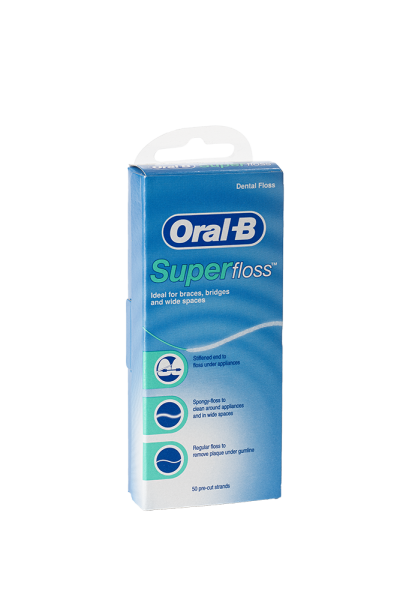 Oral-B Superfloss zubná niť, 50 ks