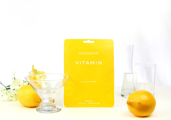 Kocostar Vitamin Sheet Mask Antioxidačná pleťová maska, 1 ks