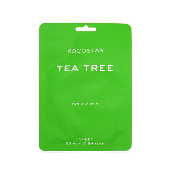 Kocostar Tea Tree Sheet Mask Čistiaca pleťová maska proti nedokonalostiam, 1 ks