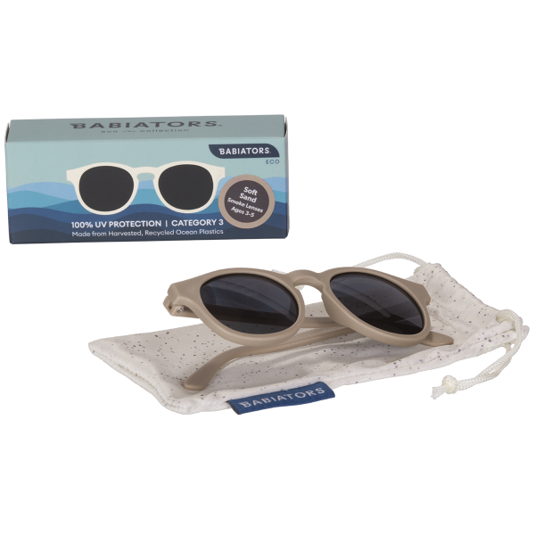 BABIATORS Eco Collection Keyhole, Soft Sand, slnečné okuliare pieskové, 3-5 rokov