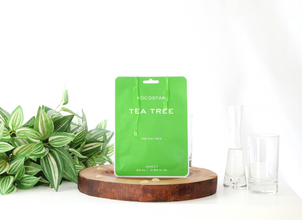 Kocostar Tea Tree Sheet Mask Čistiaca pleťová maska proti nedokonalostiam, 1 ks