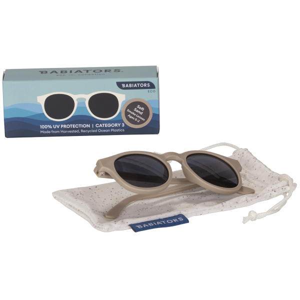 BABIATORS Eco Collection Keyhole Soft Sand, slnečné okuliare pieskové, 0-2 roky
