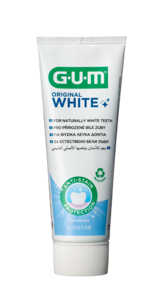 GUM OriginalWhite zubná pasta s beliacim účinkom, 75 ml