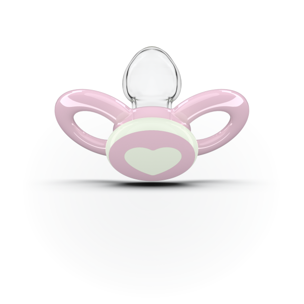 Dentistar ortodontické cumlíky 0-6 mesiacov, ružové