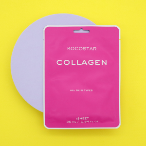 Kocostar Collagen Sheet Mask Výživná pleťová maska s anti-aging efektom, 1 ks