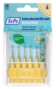 TePe Extra soft medzizubné kefky 0,7 mm, svetložlté, 6 ks