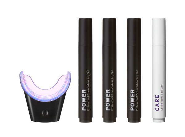 Smilepen Power Whitening Kit & Care, 7-dňová kúra pre intenzívne bielenie zubov s bezdrôtovým LED akcelerátorom