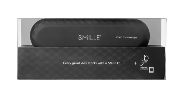 SMILLE Sonic Brush - Prémiová sonická kefka s kónickými vláknami SANGI, čierny