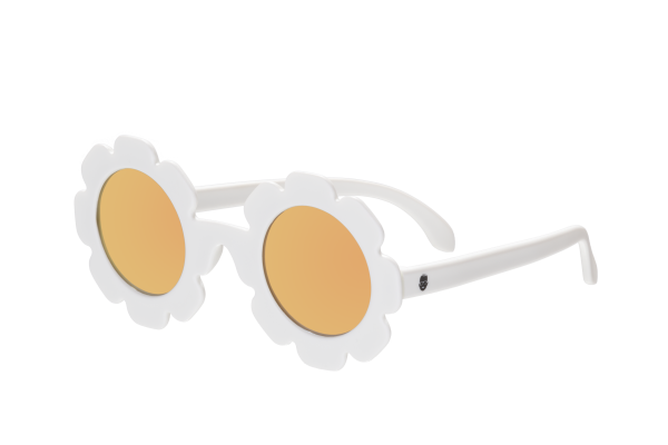 BABIATORS The Daisy polarizačné slnečné okuliare, kvety biele, 6+ rokov