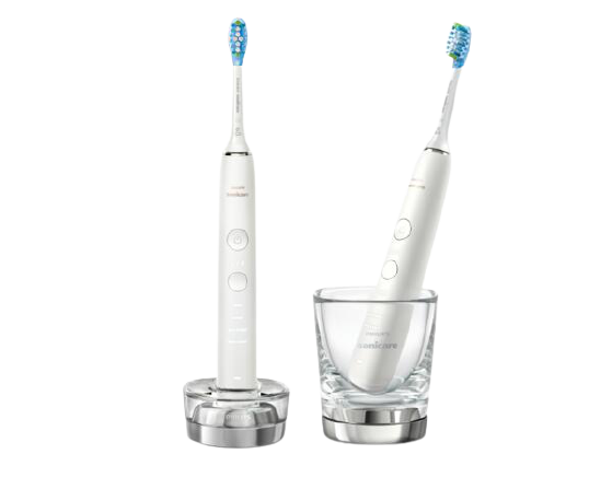 Philips Sonicare DiamondClean HX9914/55, White/White (1+1 Deal Pack)