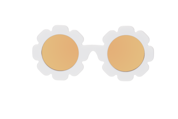 BABIATORS The Daisy polarizačné slnečné okuliare, kvety biele, 6+ rokov