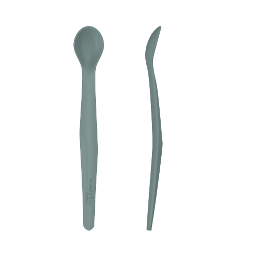 Everyday Baby silikónová lyžička, Harmony Green, 2 ks