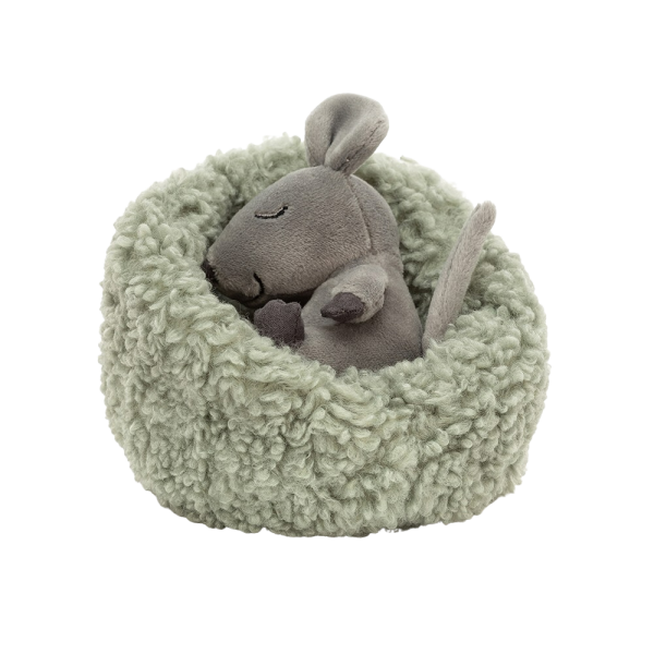 Jellycat Myška v pelechu