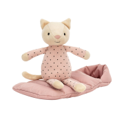 Jellycat Mačka v spacáku 23 cm