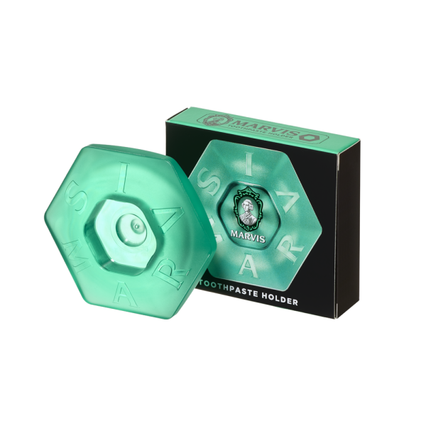 MARVIS plastový stojanček na zubnú pastu, zelený