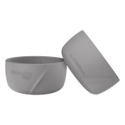 Everyday Baby silikónová miska, Quiet Grey, 2 ks