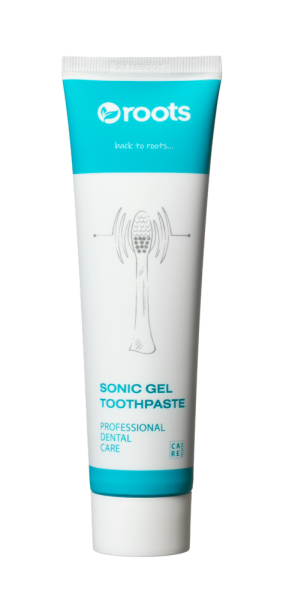 Roots Sonic Gel, zubný gél pre sonické kefky s betaglukánom, 100 ml