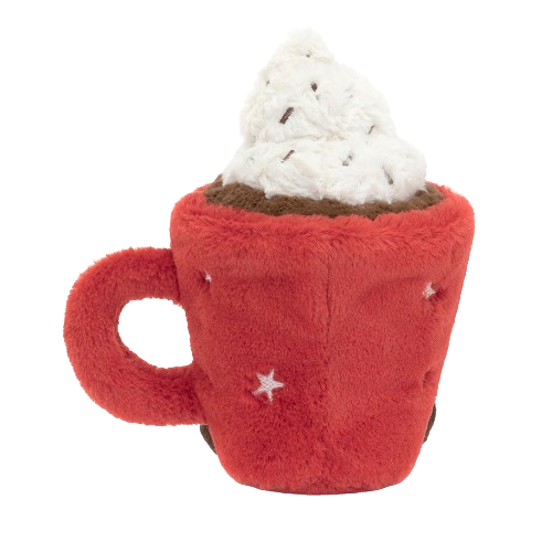 Jellycat Horúca čokoláda so šľahačkou 19 cm