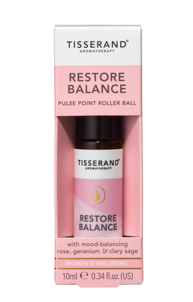 Tisserand Restore Balance zmes olejov v guľôčke na obnovu rovnováhy, 10 ml