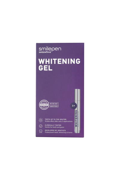 Smilepen Whitening Gél, sada gélových bieliacich pier (3x 6 ml)