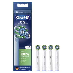 Oral B Cross Action EB 50-4, náhradná hlavice, 4 ks