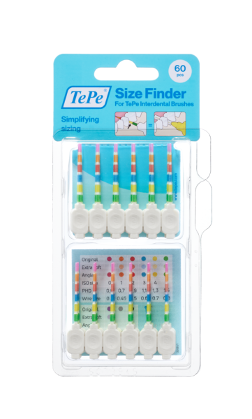TePe Size Finder, sondy na určenie veľkosti medzizubných priestorov, 60 ks