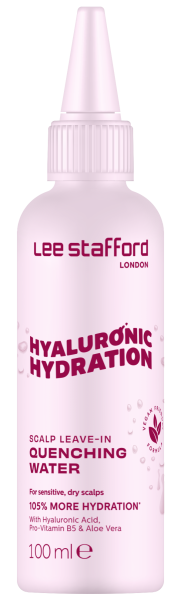 Lee Stafford Hyaluronic Hydration Scalp Water, hydratačné vlasové tonikum, 100 ml