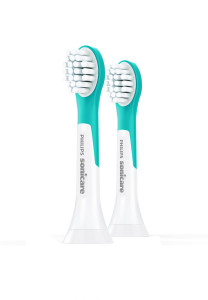 Philips Sonicare for Kids Mini HX6032/33 Kompaktná veľkosť hlavice sonickej kefky pre deti od 3 rokov, 2 ks