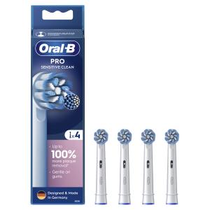 Oral-B Sensitive Clean EB 60-4 náhradné kefkové hlavice, 4 ks