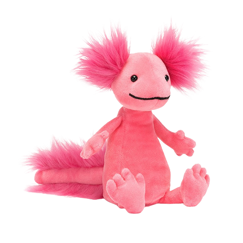 Vianočný balíček Jellycat Alice Axolotl a Babiators Navigator, čierne, 3-5 rokov
