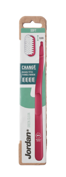Jordan Change Green Clean zubná kefka, soft