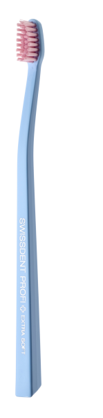 SWISSDENT GENTLE X-soft, svetlo-modrý s ružovými vláknami