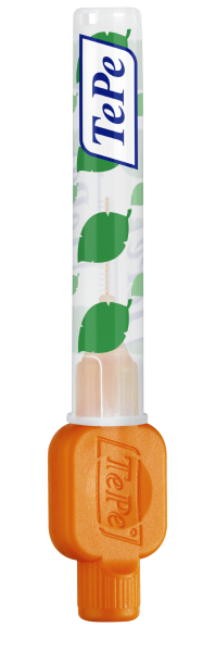 TePe Original medzizubné kefky z bioplastov 0,45 mm, oranžové, 8 ks