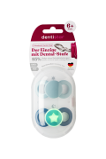Dentistar ortodontické cumlíky 6-14 mesiacov, modré