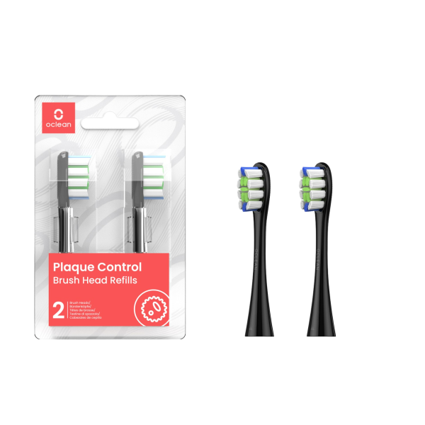 Oclean náhradná hlavica Plaque Control Medium, P1C5 B02 - 2 ks, čierne