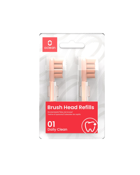 Oclean náhradná hlavica Standard Clean Soft, PW03-X Pro - 2 ks, ružové