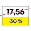 outlet - původní: 17,56 sleva -30%